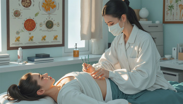 医疗健康中医针灸理疗场景1