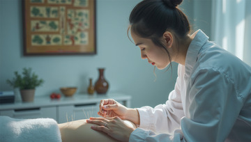 医疗健康中医针灸理疗场景