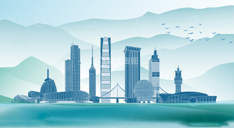 高清大图下载【趣麦麦图】大连城市建设