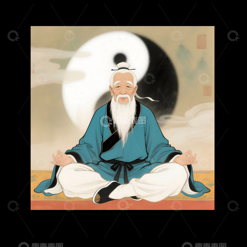 高清大图下载【趣麦麦图】太极真人张三丰