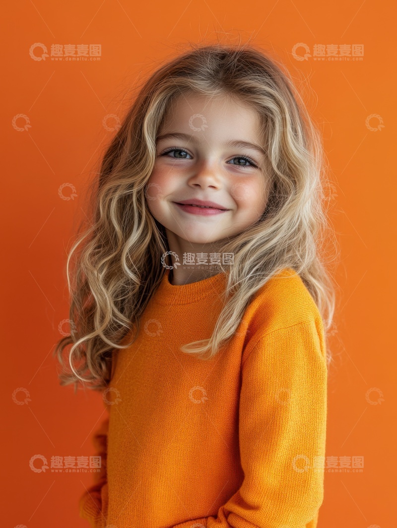 高清大图下载【趣麦麦图】可爱的金发外国小孩