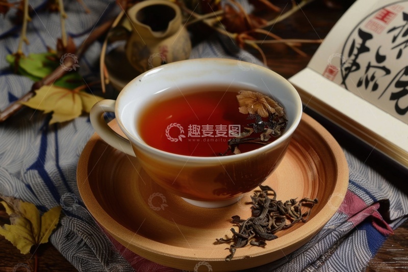 高清大图下载【趣麦麦图】一杯泡开的红茶