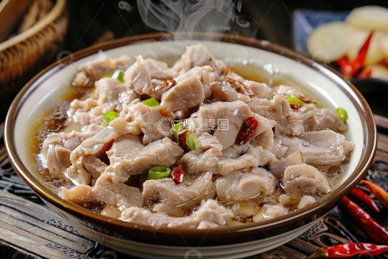 高清大图下载【趣麦麦图】一碗美味的水煮肉片