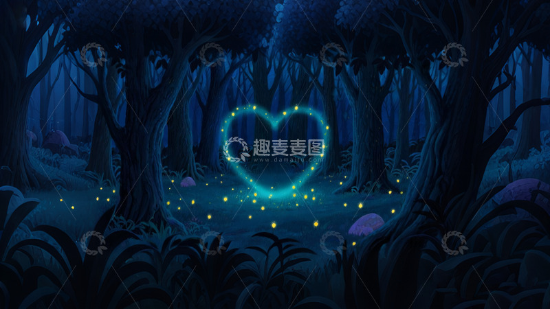 高清大图下载【趣麦麦图】情人节奇幻插画4