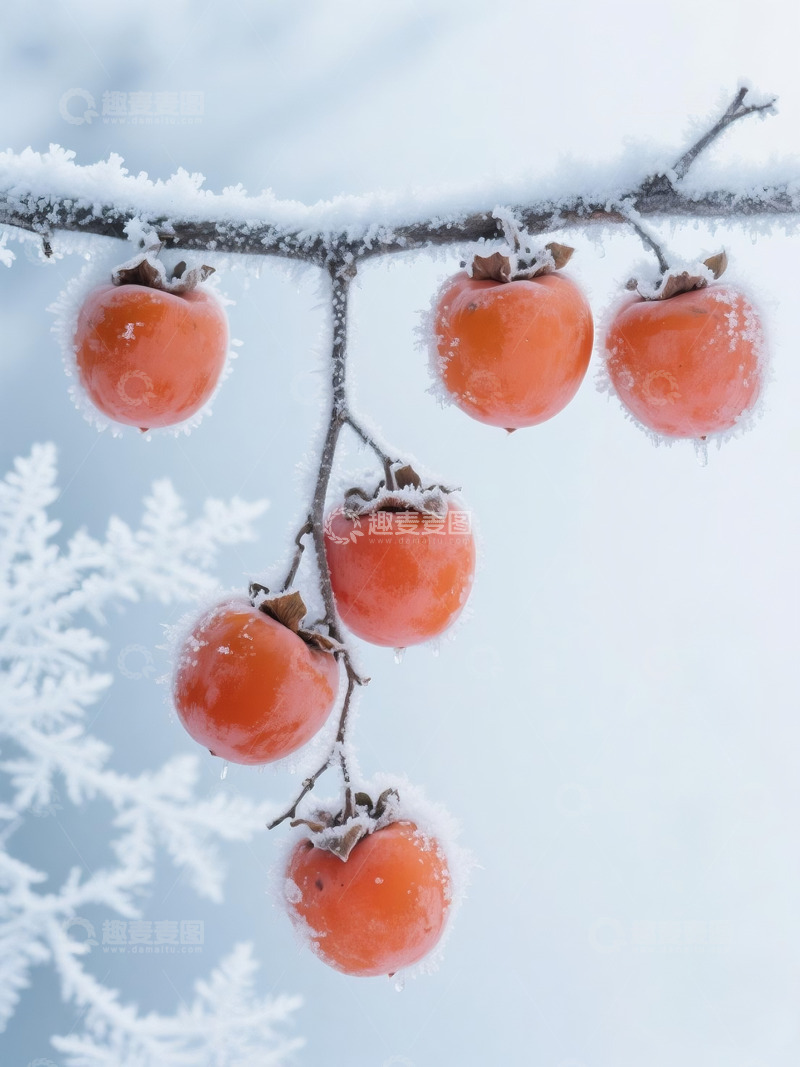 高清大图下载【趣麦麦图】二十四节气大寒