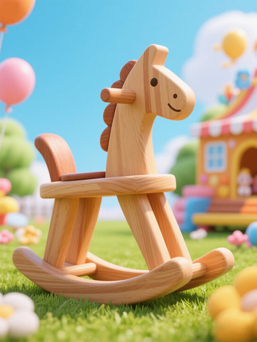 六一儿童节木马素材1