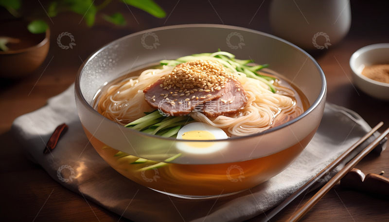 高清大图下载【趣麦麦图】美味朝族大冷面摄影图