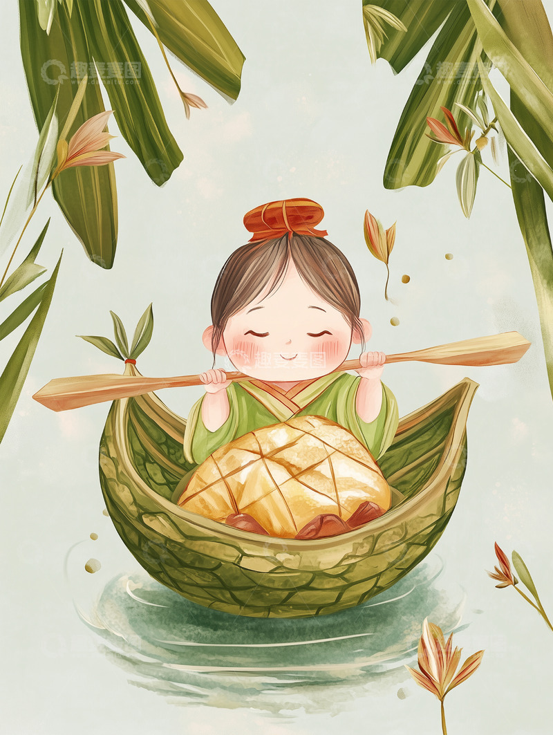 高清大图下载【趣麦麦图】节日唯美背景插画素材45