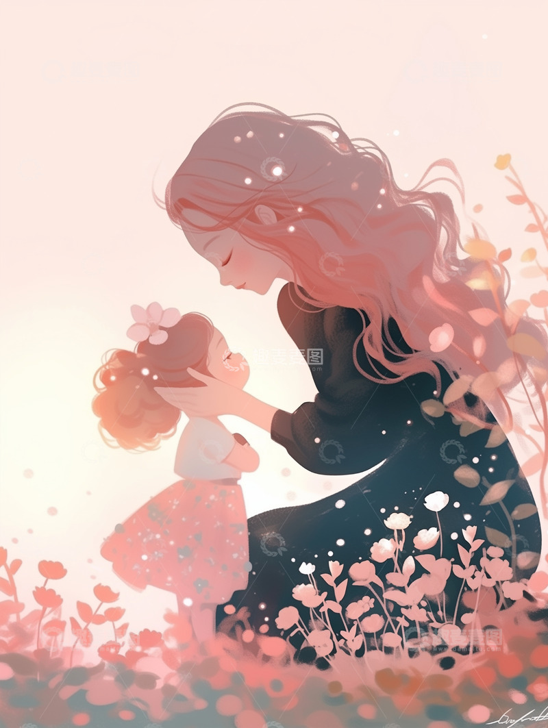 高清大图下载【趣麦麦图】节日唯美背景插画素材16