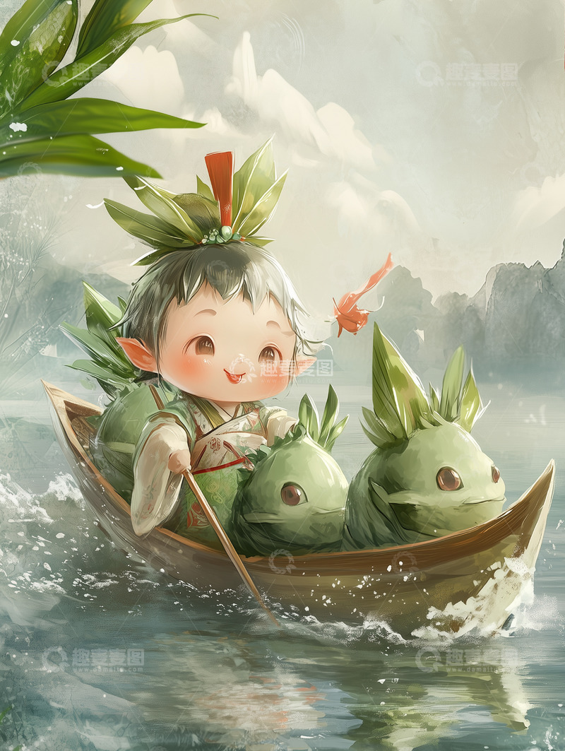 高清大图下载【趣麦麦图】节日唯美背景插画素材41