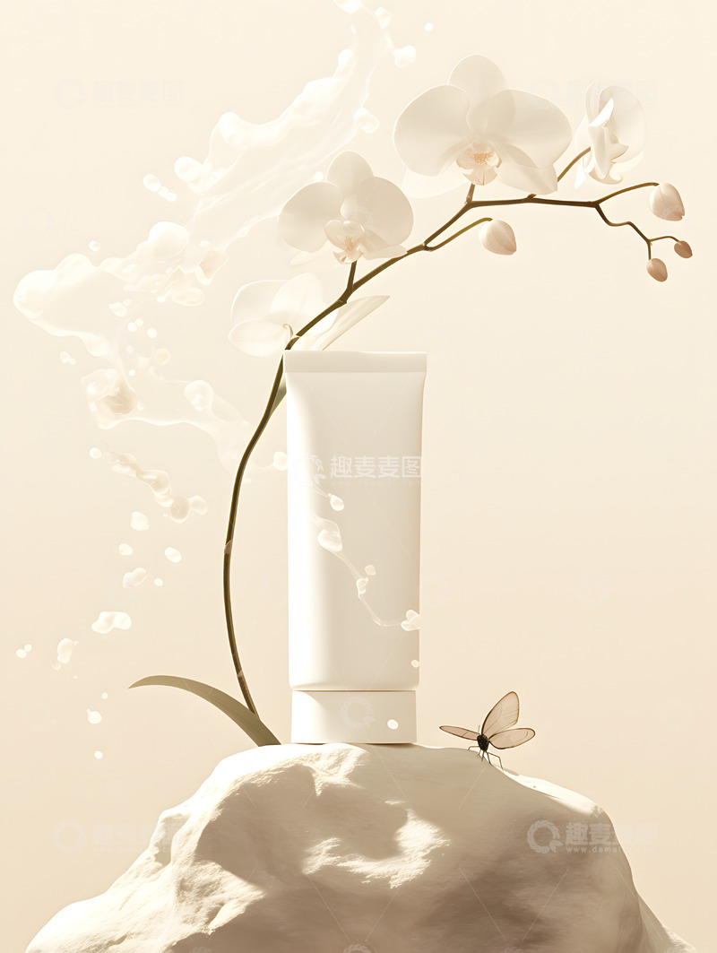 高清大图下载【趣麦麦图】美容护肤品瓶子摆拍2