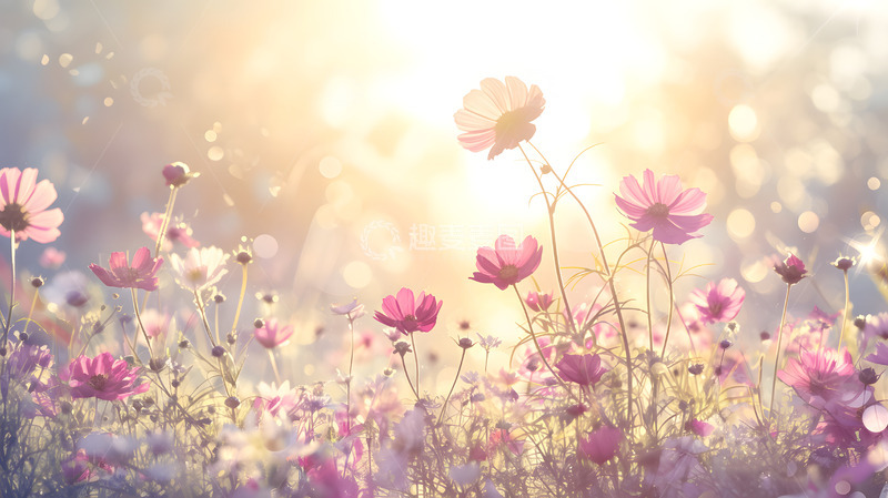 高清大图下载【趣麦麦图】-文艺感晨光下的花草摄影1