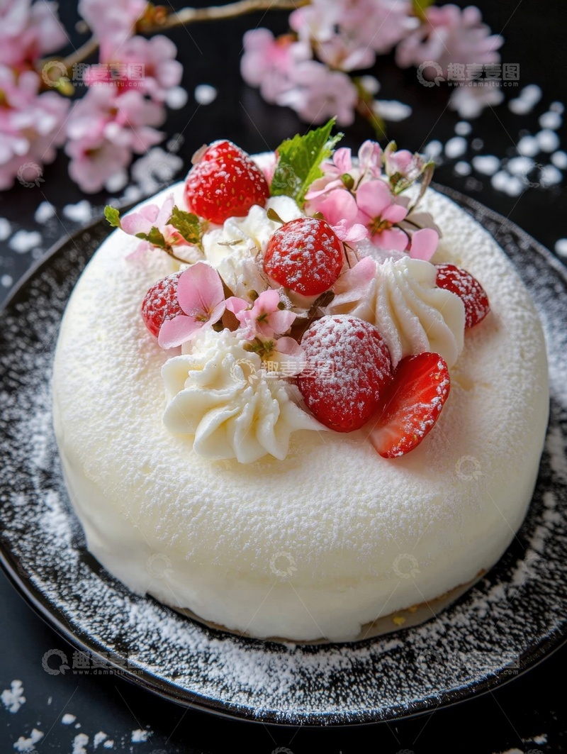 高清大图下载【趣麦麦图】美味的奶油蛋糕1