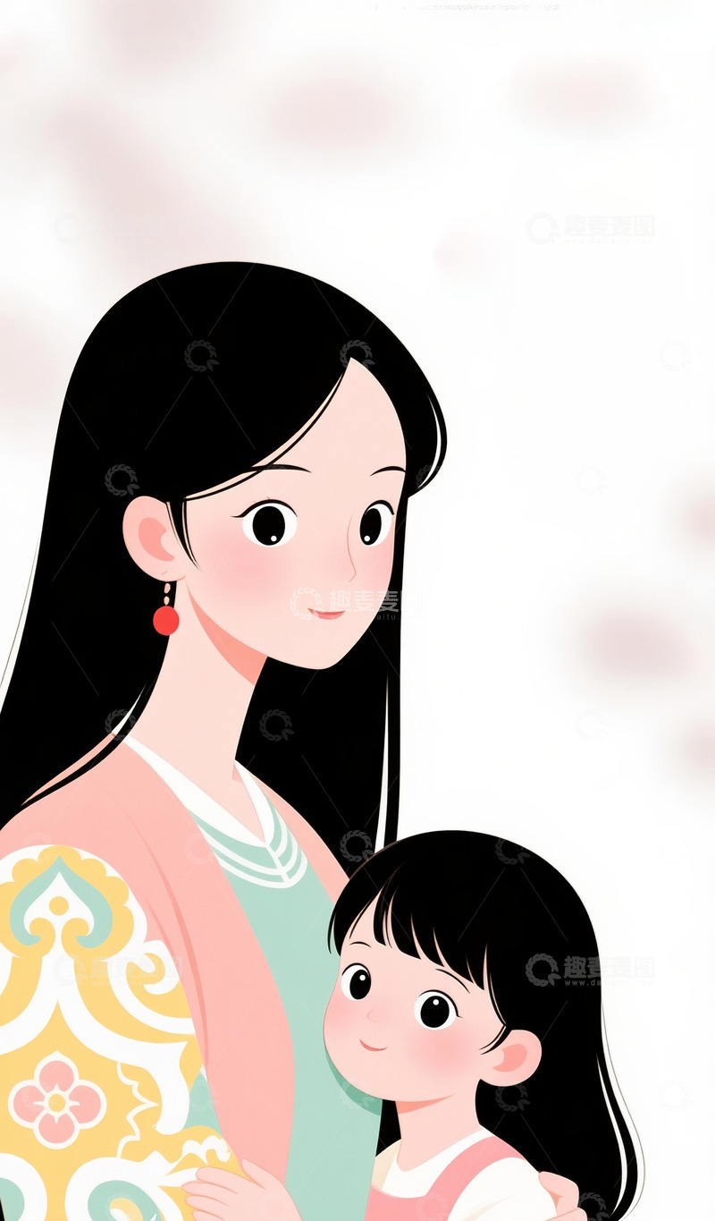 高清大图下载【趣麦麦图】母亲节海报17