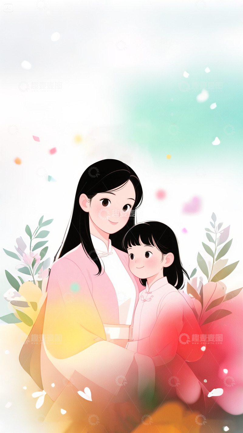 高清大图下载【趣麦麦图】母亲节海报14