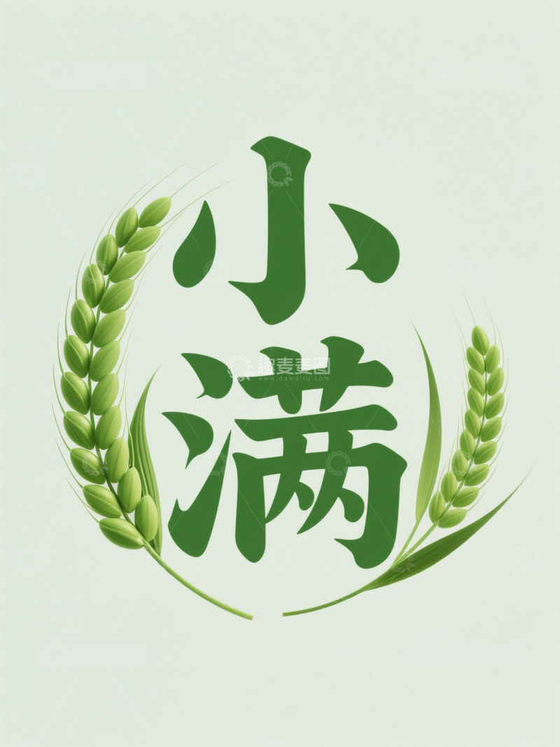 高清大图下载【趣麦麦图】二十四节气小满