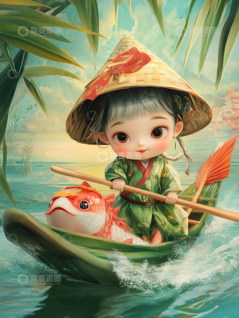 高清大图下载【趣麦麦图】节日唯美背景插画素材110