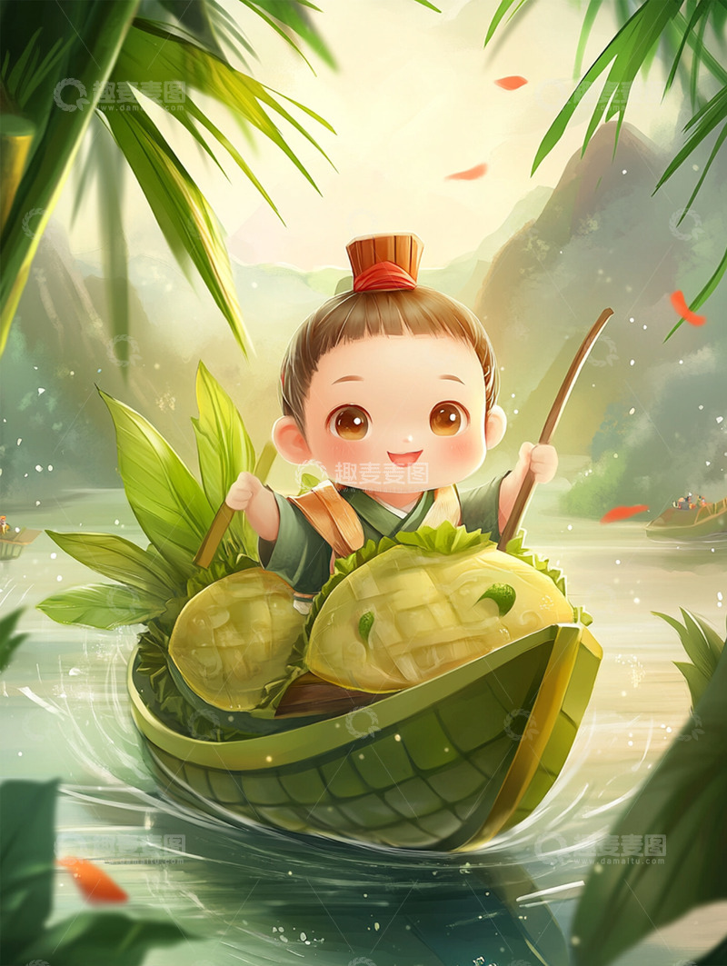 高清大图下载【趣麦麦图】节日唯美背景插画素材66