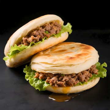 陕西肉夹馍图片