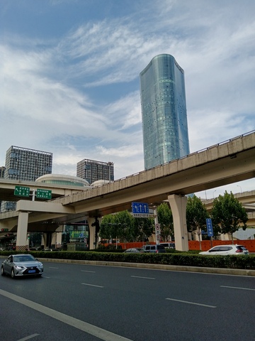 城市高楼立交桥