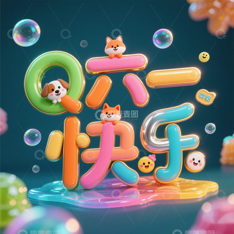 高清大图下载【趣麦麦图】六一  儿童  快乐7