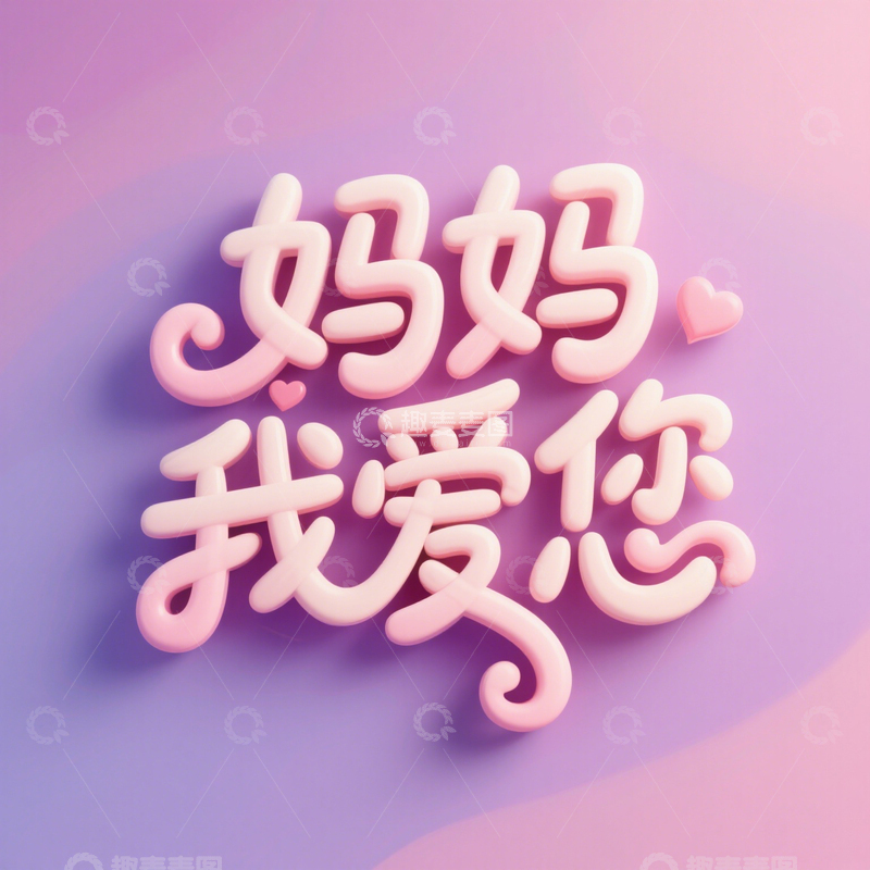 高清大图下载【趣麦麦图】母亲节  字体  节日1