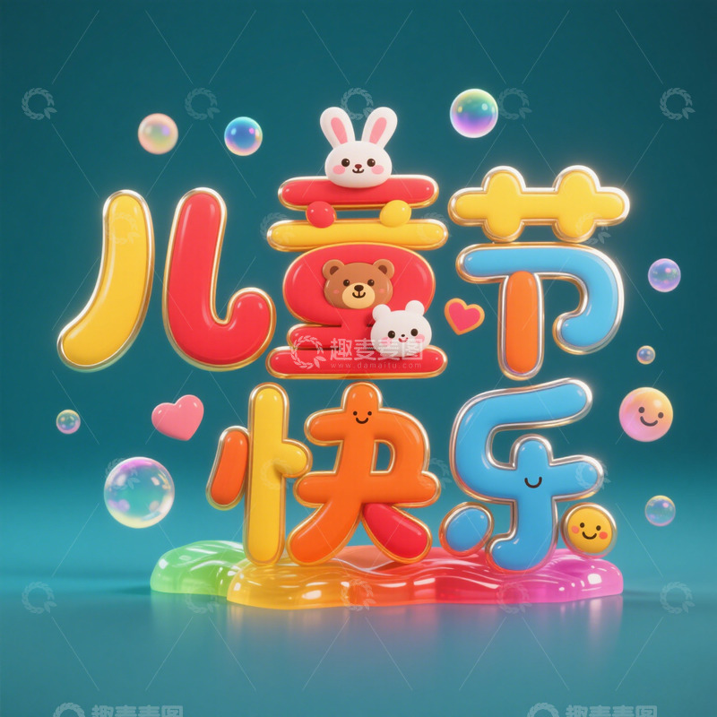 高清大图下载【趣麦麦图】六一  儿童  快乐3