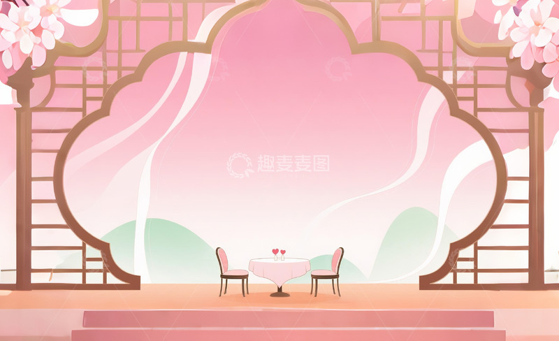 高清大图下载【趣麦麦图】情人节约会场景