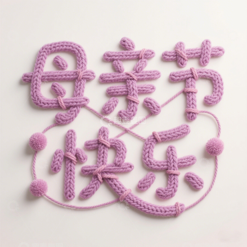 高清大图下载【趣麦麦图】母亲节  节日  字体2