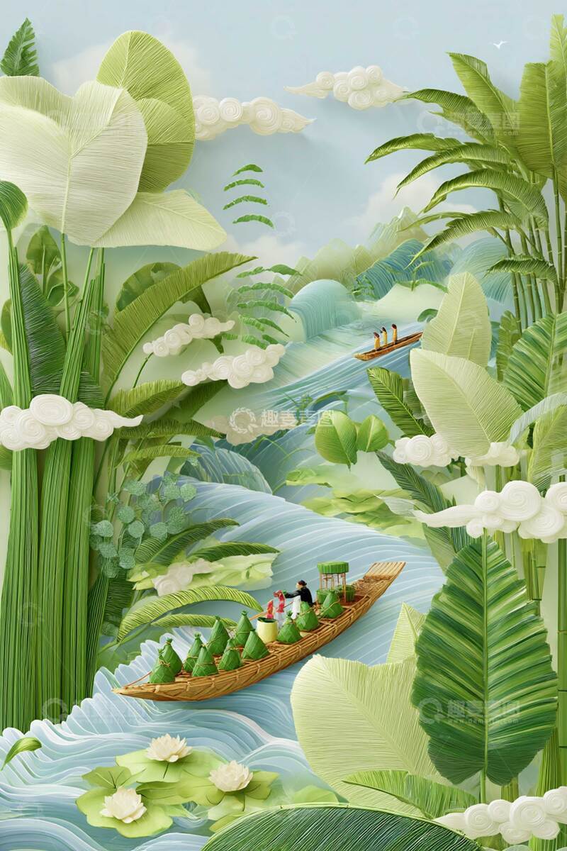 高清大图下载【趣麦麦图】端午 节日 粽子2