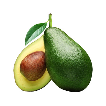 新鲜的牛油果素材