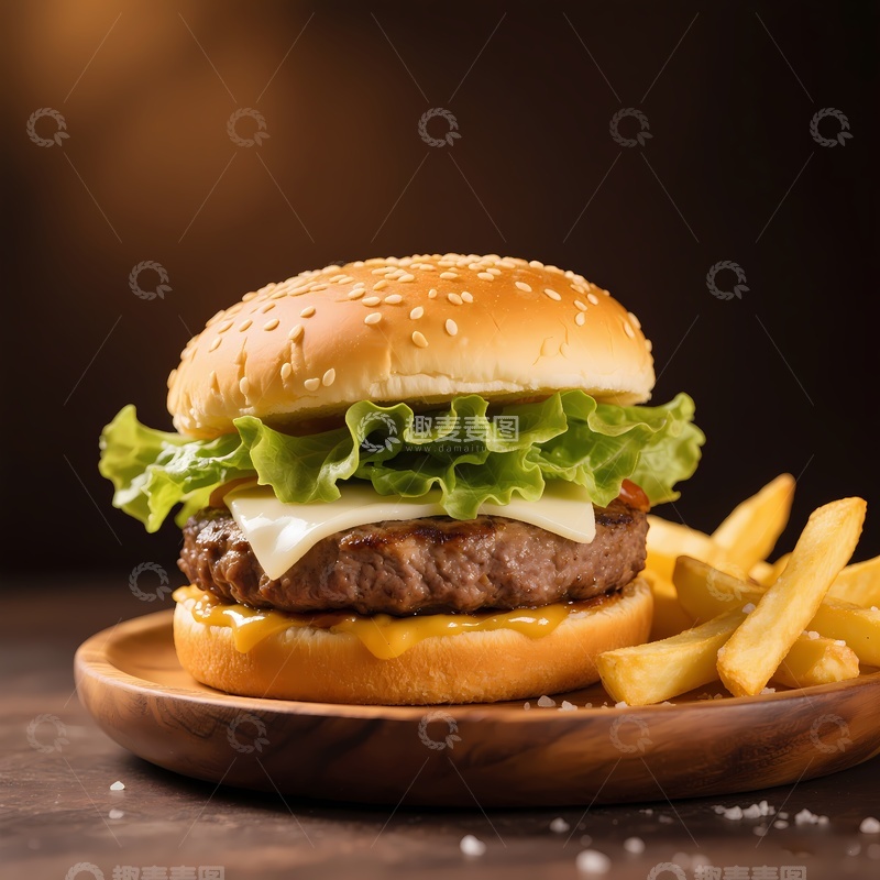 高清大图下载【趣麦麦图】汉堡包摄影图片1