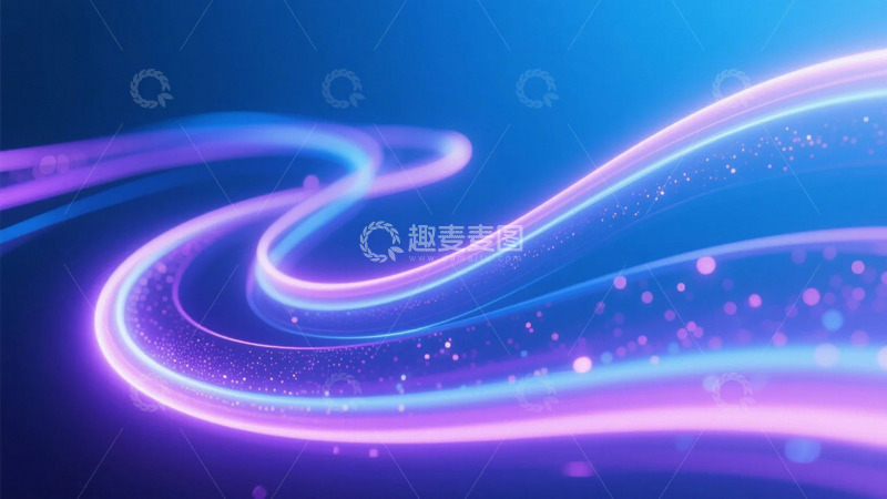 高清大图下载【趣麦麦图】科技光线背景4