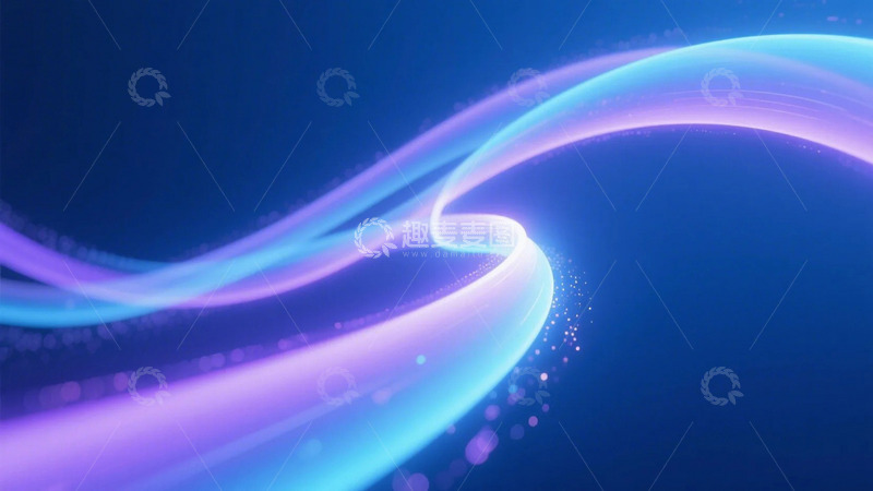 高清大图下载【趣麦麦图】科技光线背景8