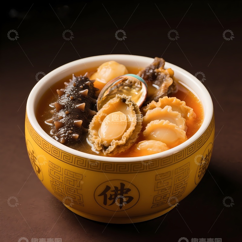 高清大图下载【趣麦麦图】佛跳墙美食摄影3