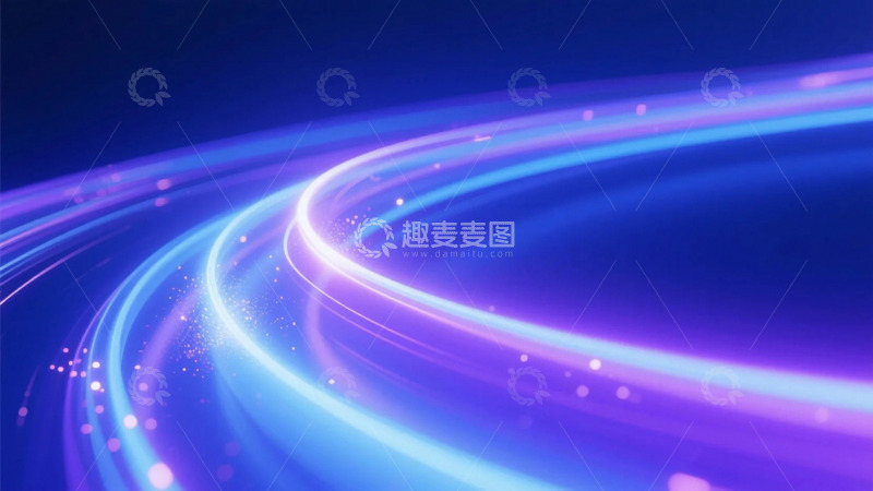 高清大图下载【趣麦麦图】科技光线背景6