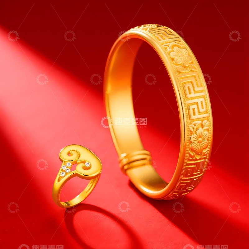 高清大图下载【趣麦麦图】黄金首饰摄影2