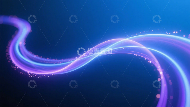 高清大图下载【趣麦麦图】科技光线背景7