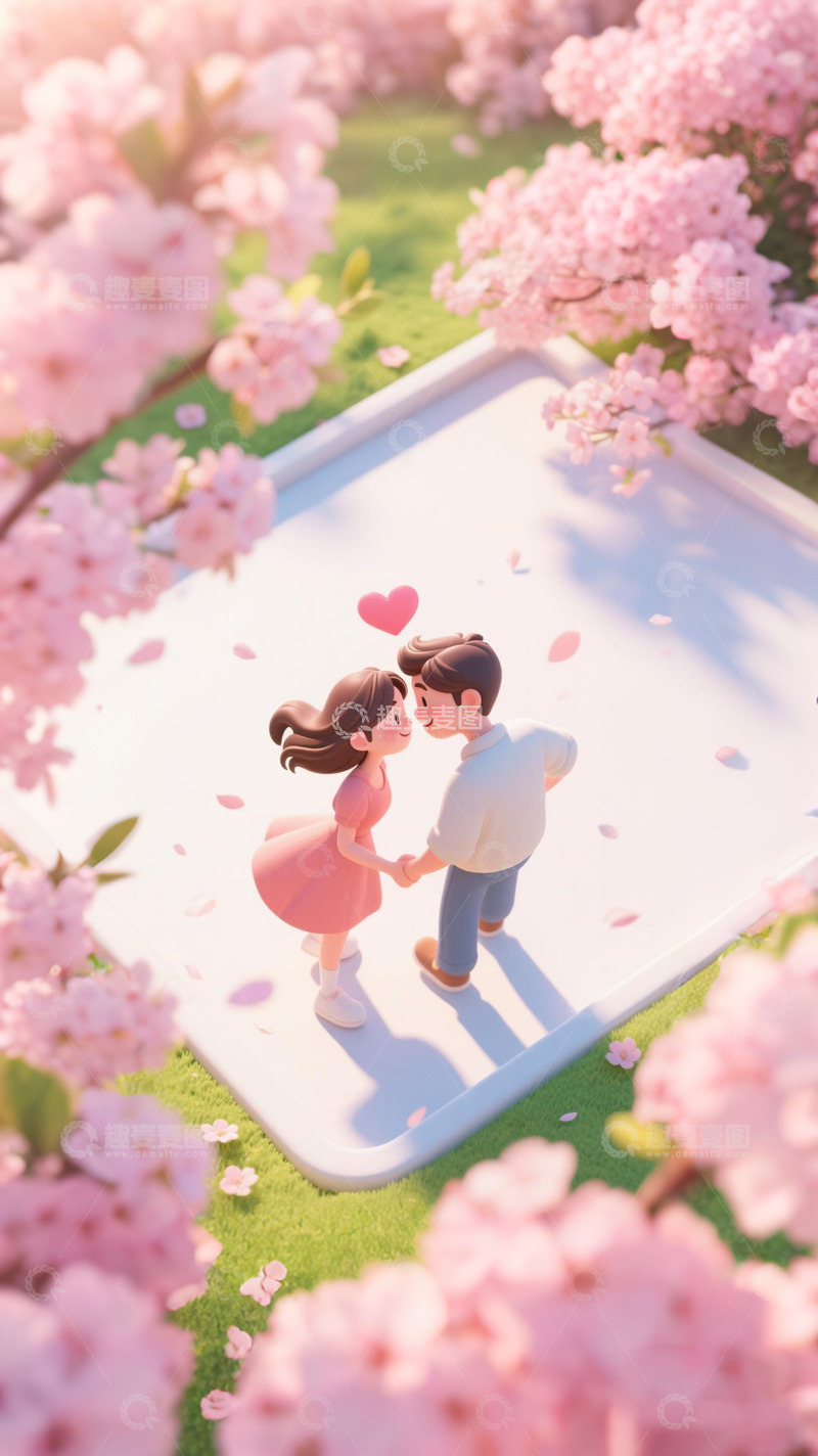 高清大图下载【趣麦麦图】情人节海报10