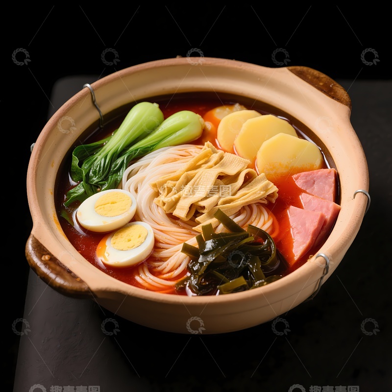 高清大图下载【趣麦麦图】砂锅米线砂锅粉1