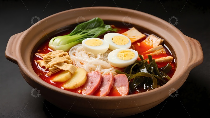 高清大图下载【趣麦麦图】砂锅米线砂锅粉