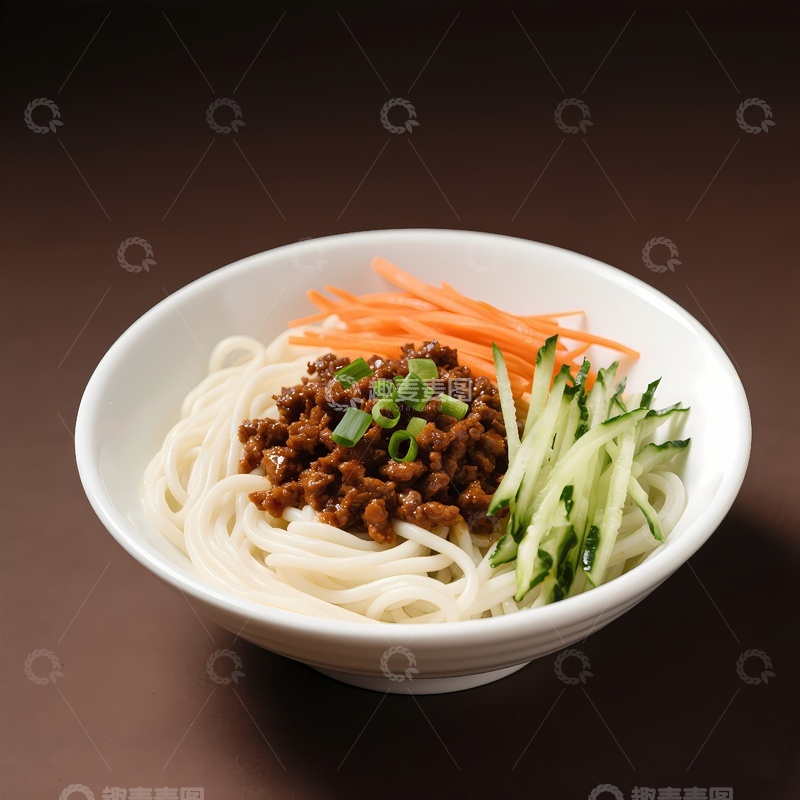 高清大图下载【趣麦麦图】炸酱面图片摄影4