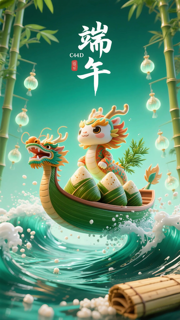  创意端午节主题海报 1