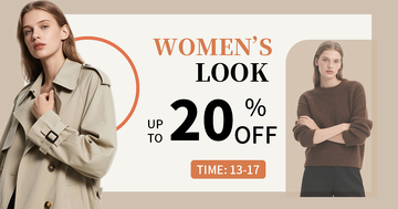 简约服装跨境电商横屏海报banner