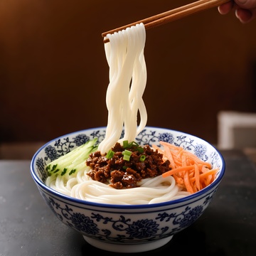 炸酱面图片摄影
