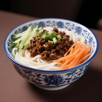 炸酱面图片摄影2