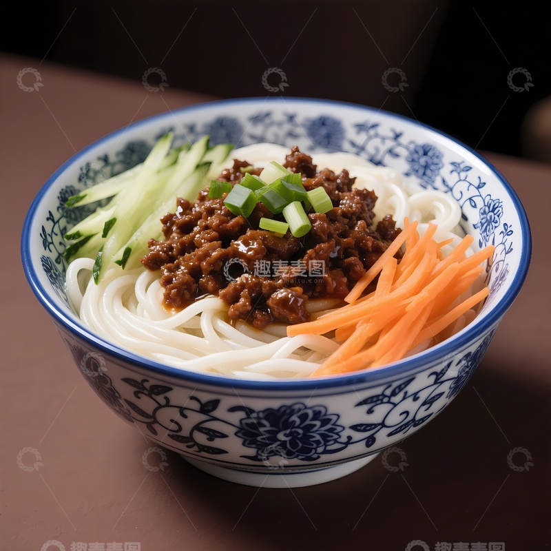 高清大图下载【趣麦麦图】炸酱面图片摄影2