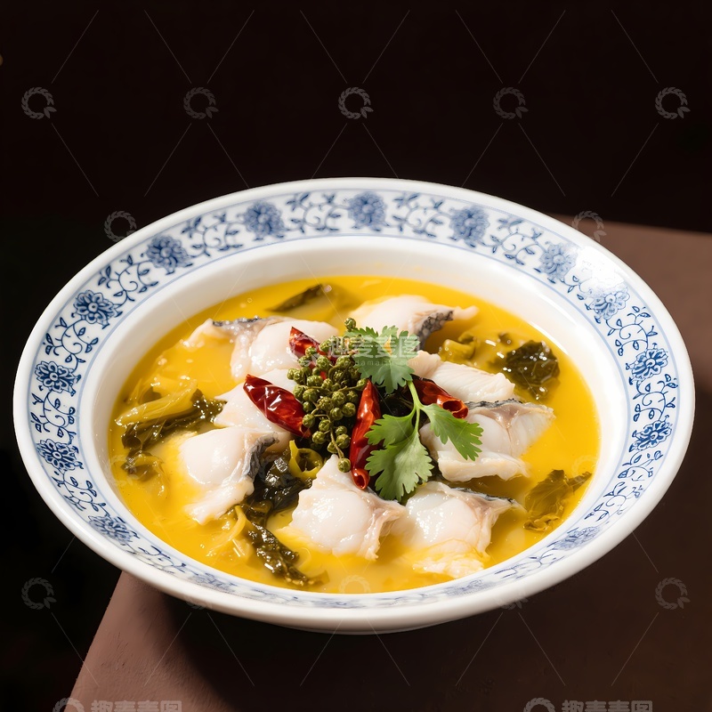 高清大图下载【趣麦麦图】酸菜鱼金汤鱼1