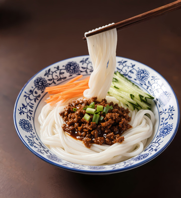 炸酱面图片摄影5