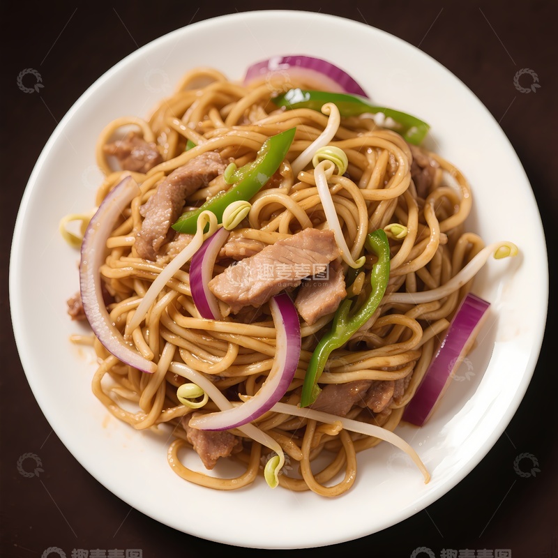 高清大图下载【趣麦麦图】炒面图片摄影4